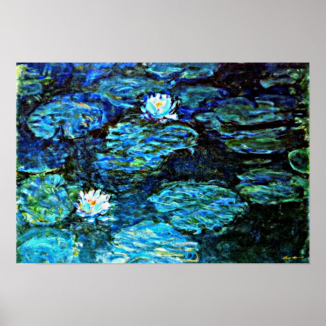 Monet - Water Lillies Poster (Front)