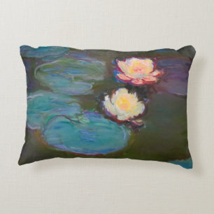 Monet Water Lily Lilies Pond Waterlilies Painting Accent Pillow