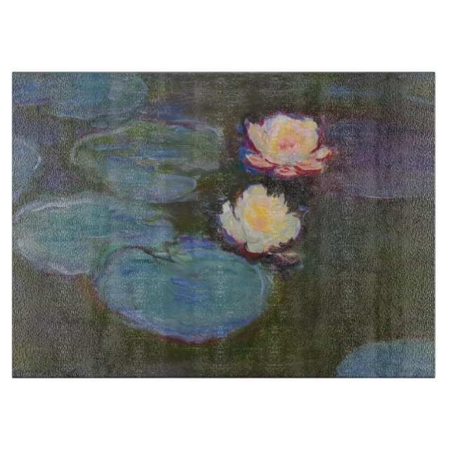 Monet Water Lily Lilies Pond Waterlilies Painting Cutting Board (Front)