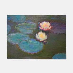 Monet Water Lily Lilies Pond Waterlilies Painting Doormat