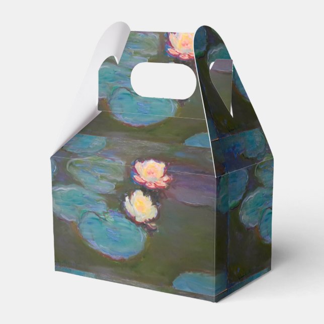 Monet Water Lily Lilies Pond Waterlilies Painting Favor Box (Front Side)