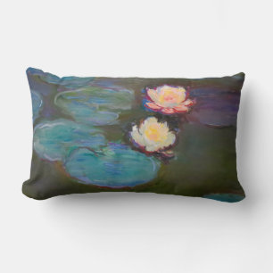 Monet Water Lily Lilies Pond Waterlilies Painting Lumbar Pillow
