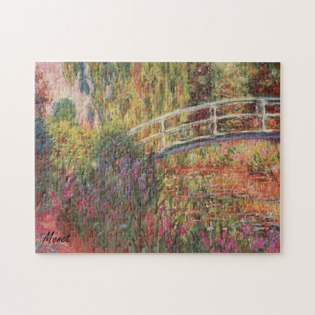 MONET Water Lily Pond 10x14 Puzzle WATER IRISES (Horizontal)