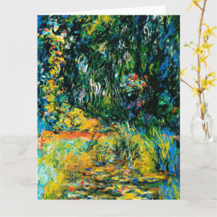 Monet - Water Lily Pond, 1918, Card