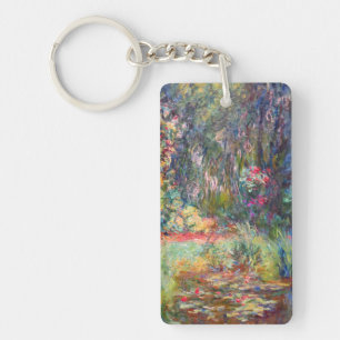 Monet Water Lily Pond Keychain