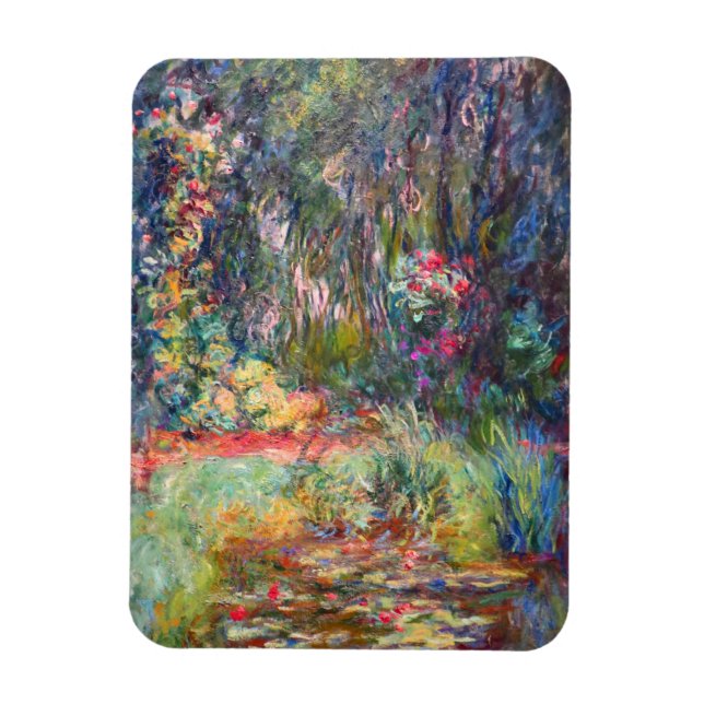 Monet Water Lily Pond Magnet (Vertical)