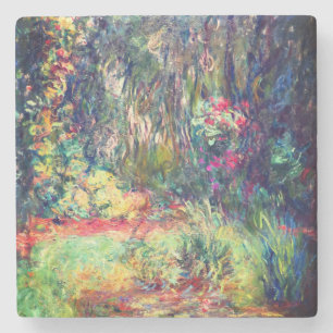 Monet Water Lily Pond Stone Coaster