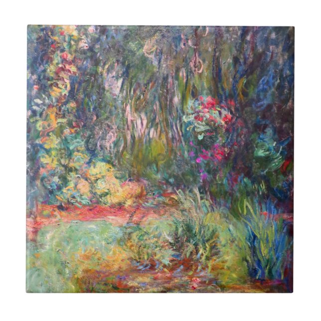 Monet Water Lily Pond Tile (Front)