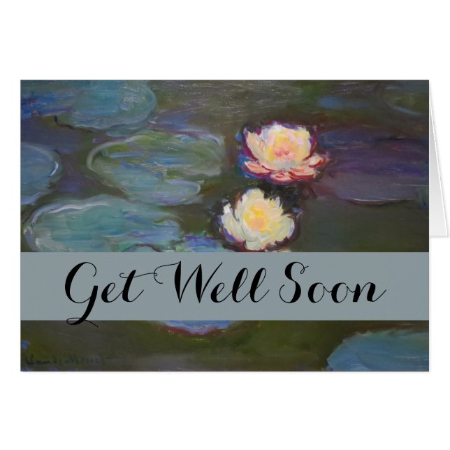 Monet Water Lys Pond Nénuphars Peinture (Devant horizontal)