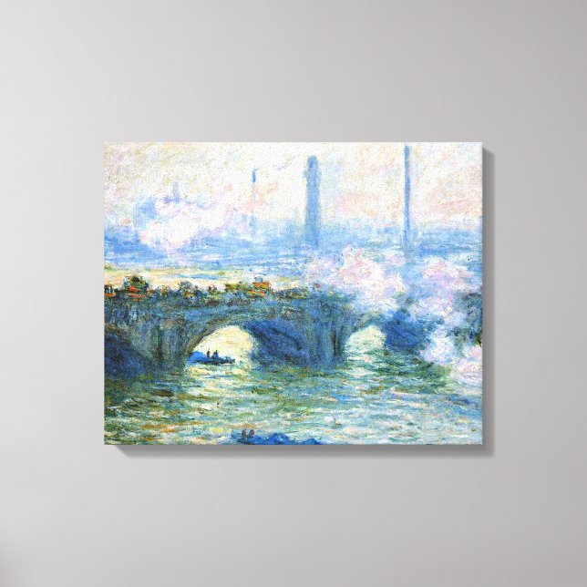 Monet - Waterloo Bridge, London, Canvas Print (Front)