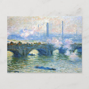 Monet - Waterloo Bridge, London, Postcard
