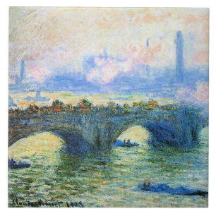 Monet - Waterloo Bridge, London, Tile