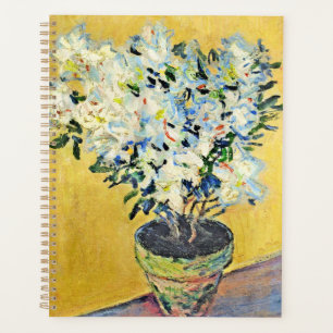 Monet - White Azaleas in a Pot, Planner