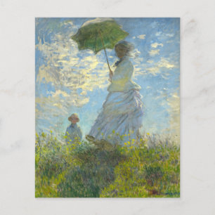 Monet Woman avec du papier parasol