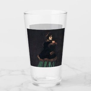 Monet Woman in Green Dress Glass
