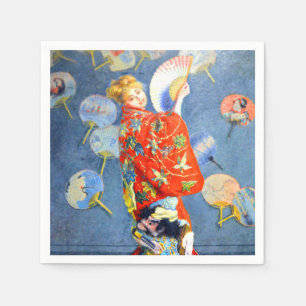 Monet Woman in Japanese Costume Napkin