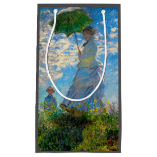 Monet Woman Parasol Impressionism Small Gift Bag