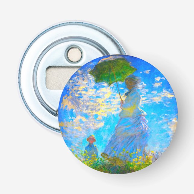 Monet Woman with a Parasol Bottle Opener (Front)