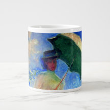 Monet Woman with a Parasol Facing Right