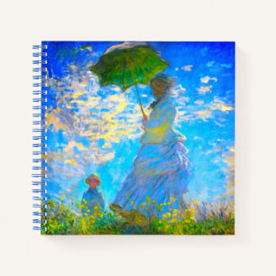 Monet Woman with a Parasol Notebook