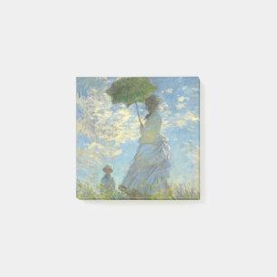 Monet Woman with a Parasol Post-it Notes
