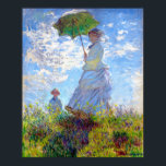 Monet: Woman with Parasol Impressionist Art ~ Poster<br><div class="desc">Monet: Woman with Parasol Impressionist Art by Cllaude Monet French Impressionist painter Claude Monet (1840-1929) created "Woman With a Parasol" in 1875. This beautiful painting depicts Monet's wife, Madame Camille Monet and their son, Jean Monet. ~ We suggest the poster paper or better for beautiful colour and for a quality...</div>