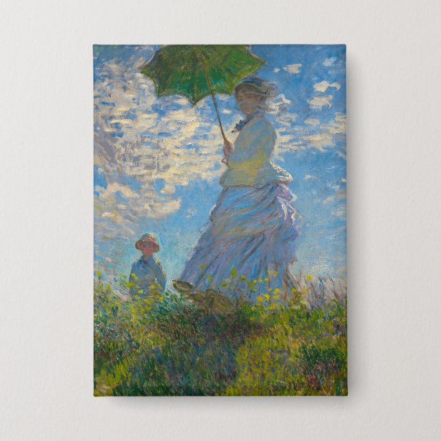 Monet Woman with Parasol & Japanese Footbridge (Front)