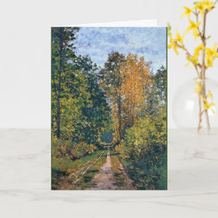Monet - Wooded Path Card