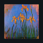 Monet- Yellow Irises Magnet<br><div class="desc">Claude Monet's famous painting,  Yellow Irises.</div>