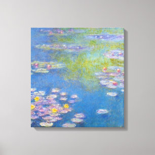Monet Yellow Water Lilies Canvas Print