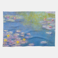 Monet Yellow Water Lilies Kitchen Towel