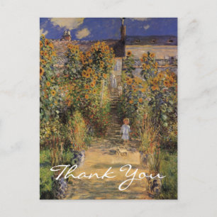 Monet's Artist's Garden at Vetheuil Postcard