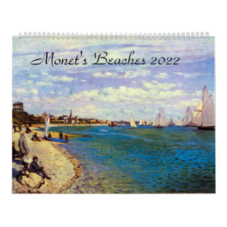 Monets Beaches 2022 Calendrier artistique