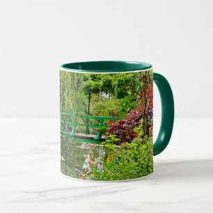Monet's bridge, Monet's garden, Green, Giverny Mug