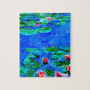 Monet's famous painting, Water Lilies (macro view) Jigsaw Puzzle