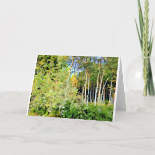 Monet's Forest Note Card