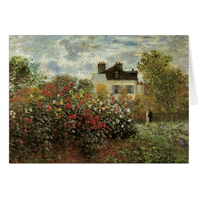 Monet's Garden at Argenteuil by Claude Monet (Front Horizontal)