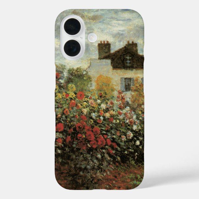 Monet's Garden at Argenteuil by Claude Monet Case-Mate iPhone Case (Back)