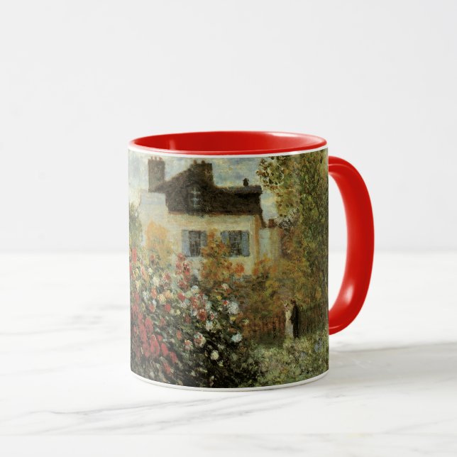 Monet's Garden at Argenteuil by Claude Monet Mug (Front Right)