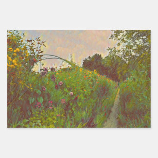 Monet's Garden Wrapping Paper Sheet