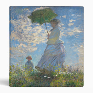 Monet's Lady with a Parasol Binder