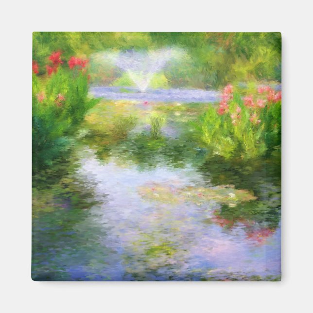 Monet's Water Garden Magnet (Front)
