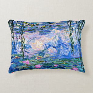 Monet's Water Lilies Accent Pillow