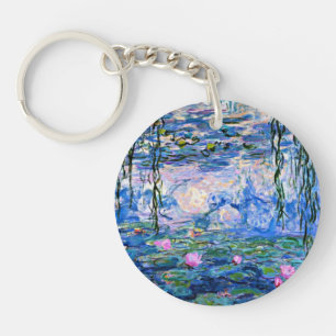Monet's Water Lilies Keychain