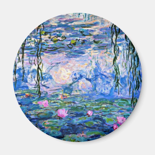 Monet's Water Lilies Magnet (Front)