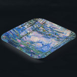 Monet's Water Lilies Mix and Match Paper Plate<br><div class="desc">Water Lilies, 1919 famous painting by Claude Monet, with colour coordinated solid colours pinkish-purple and Monet blue, ready to mix and match.</div>