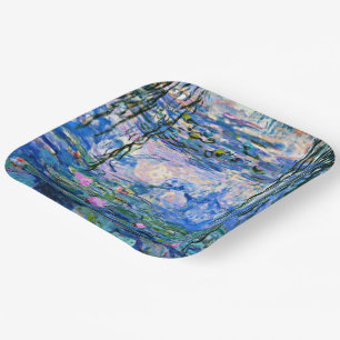 Monet's Water Lilies Mix and Match Paper Plate