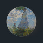 Monet's Woman with a parasol 2 Inch Round Button<br><div class="desc">Claude Monet's masterpiece: Woman with a parasol.
Please visit our store for othe rmatchin items</div>