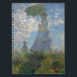 Monet's Woman with a parasol Notebook<br><div class="desc">Claude Monet's masterpiece: Woman with a parasol.
Please visit our store for othe rmatchin items</div>