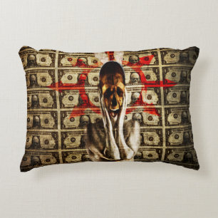 money 2013 accent pillow